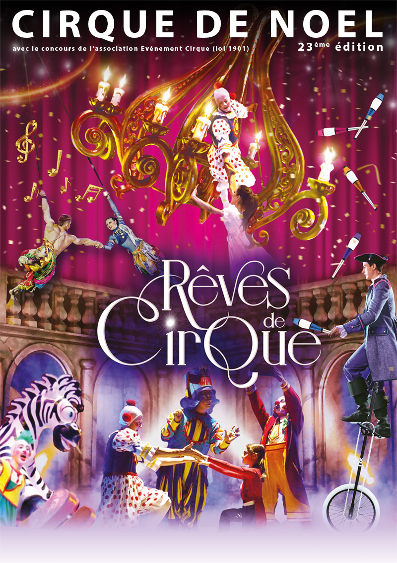 Affiche du Cirque de Noël 2023
